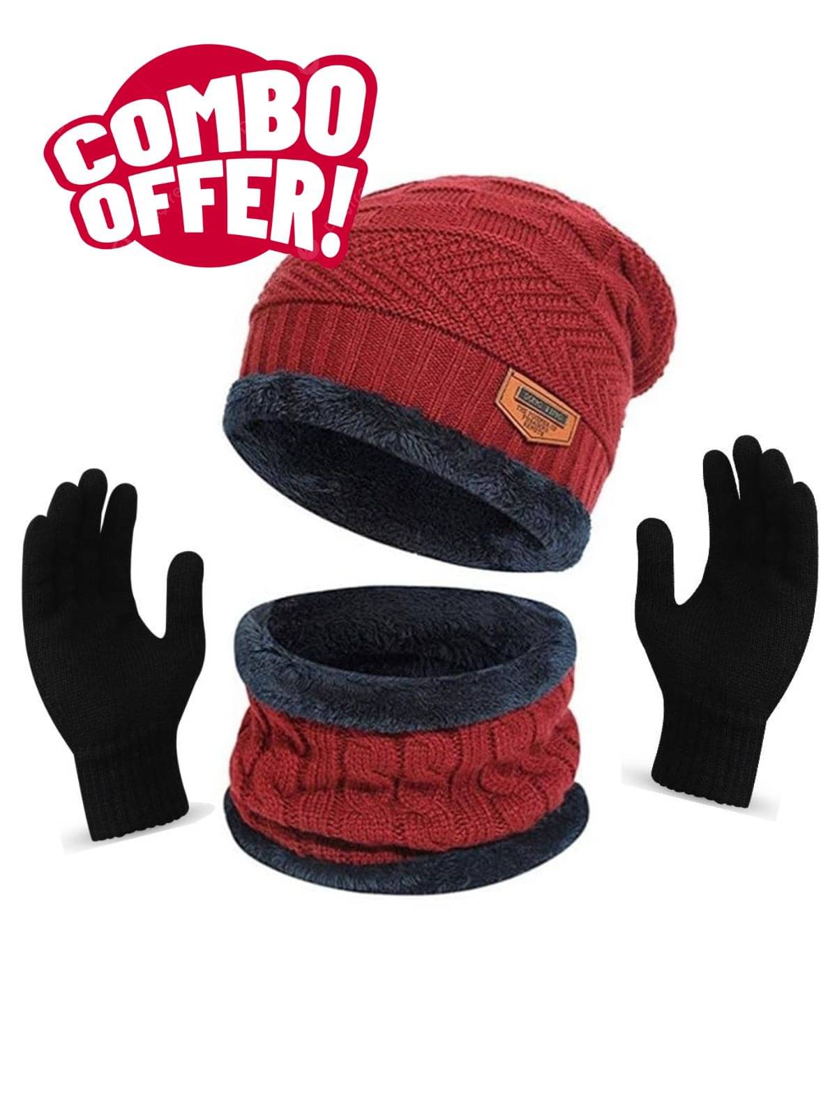 Paryag Pack of 1 Woollen Men's Cap ( Maroon ) Paryag Pack of 1 Woollen Men's Cap ( Maroon )