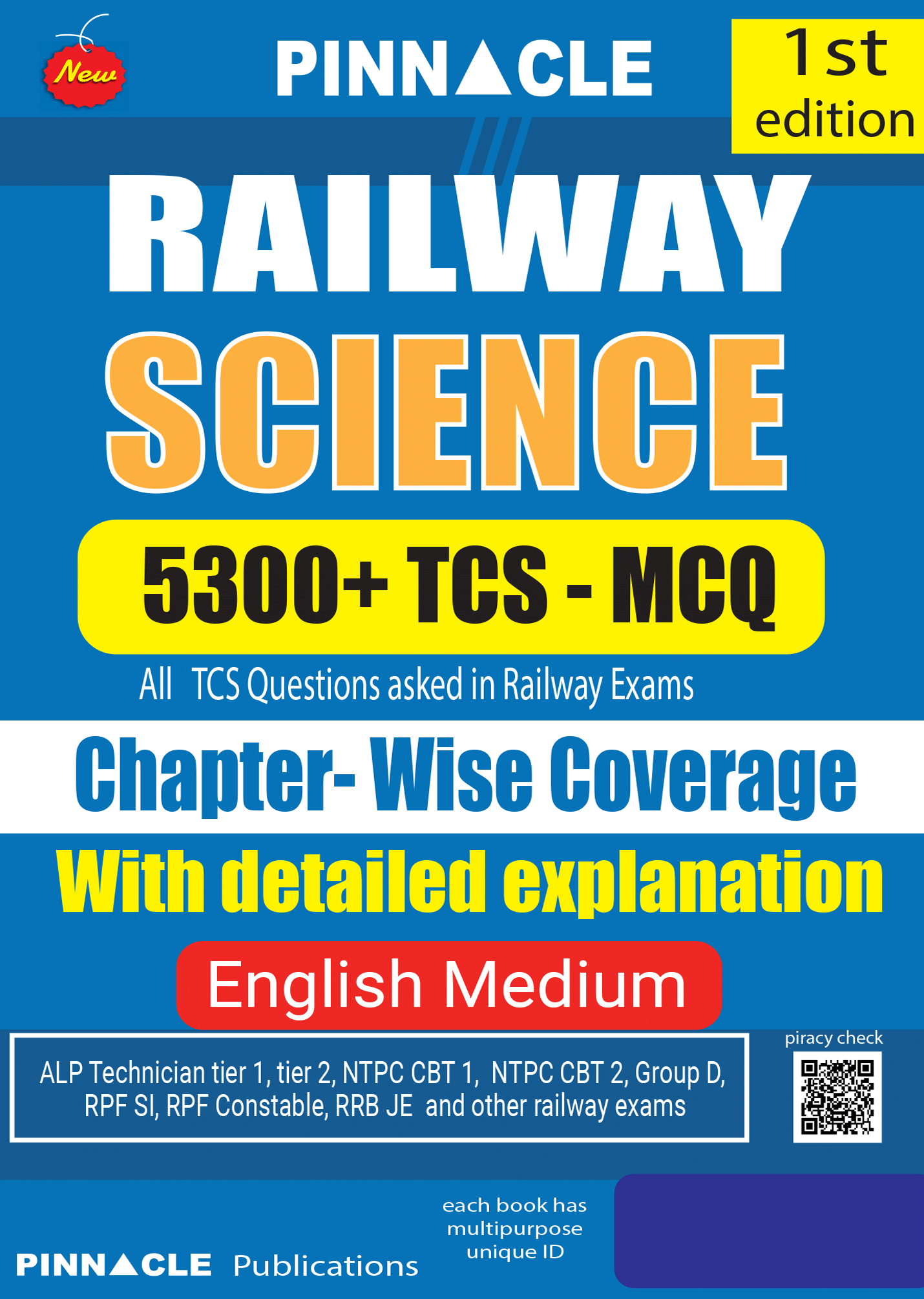     			Railway Science 5300+ TCS MCQ Chapter-Wise Coverage | NTPC CBT 1 | Group D | English medium