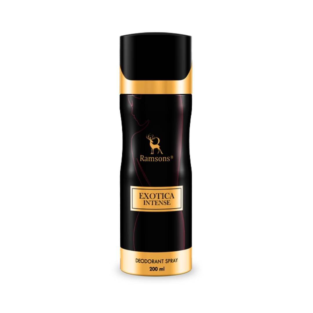 Ramsons - EXOTICA INTENSE Deodorant Spray Body Perfume For Women Long Lasting 200ml (Pack of 1) Ramsons - EXOTICA INTENSE Deodorant Spray Body Perfume For Women Long Lasting 200ml (Pack of 1)