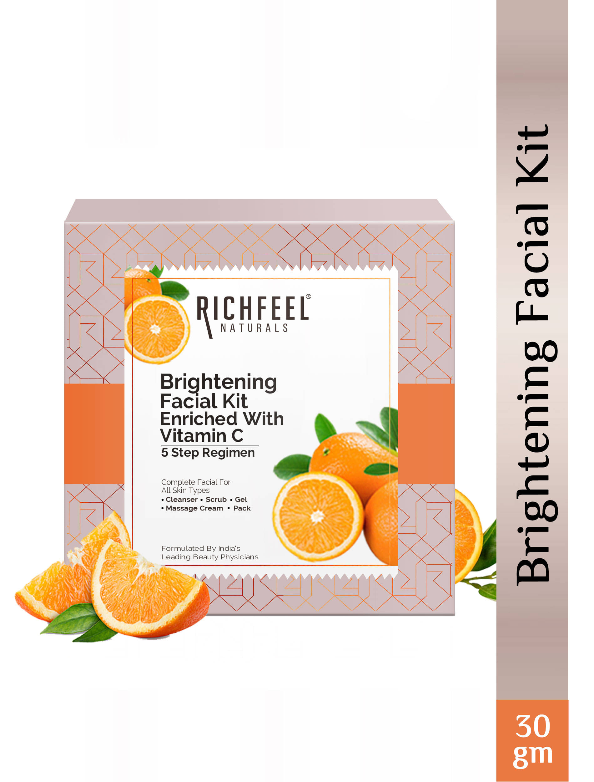     			Richfeel 1 Time Use Facial Kit For All Skin Type Orange 1 ( Pack of 1 )