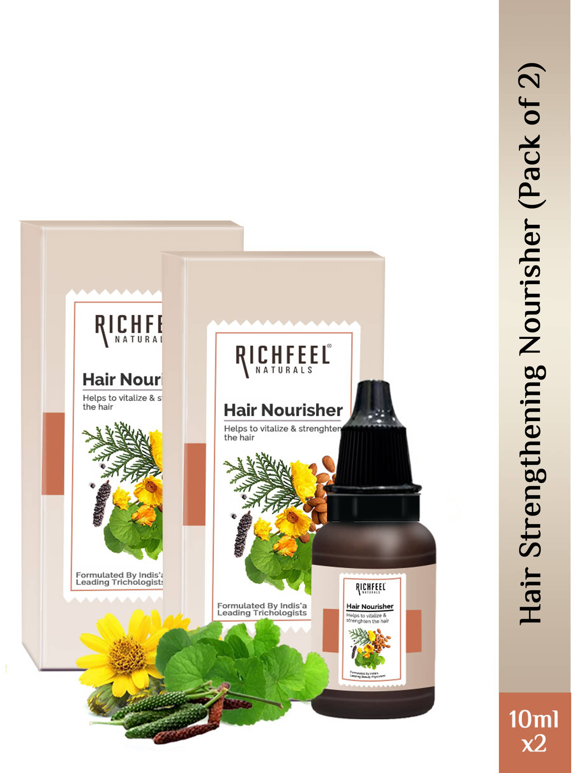 Richfeel Hair Nourisher 10 Ml Pack of 2
