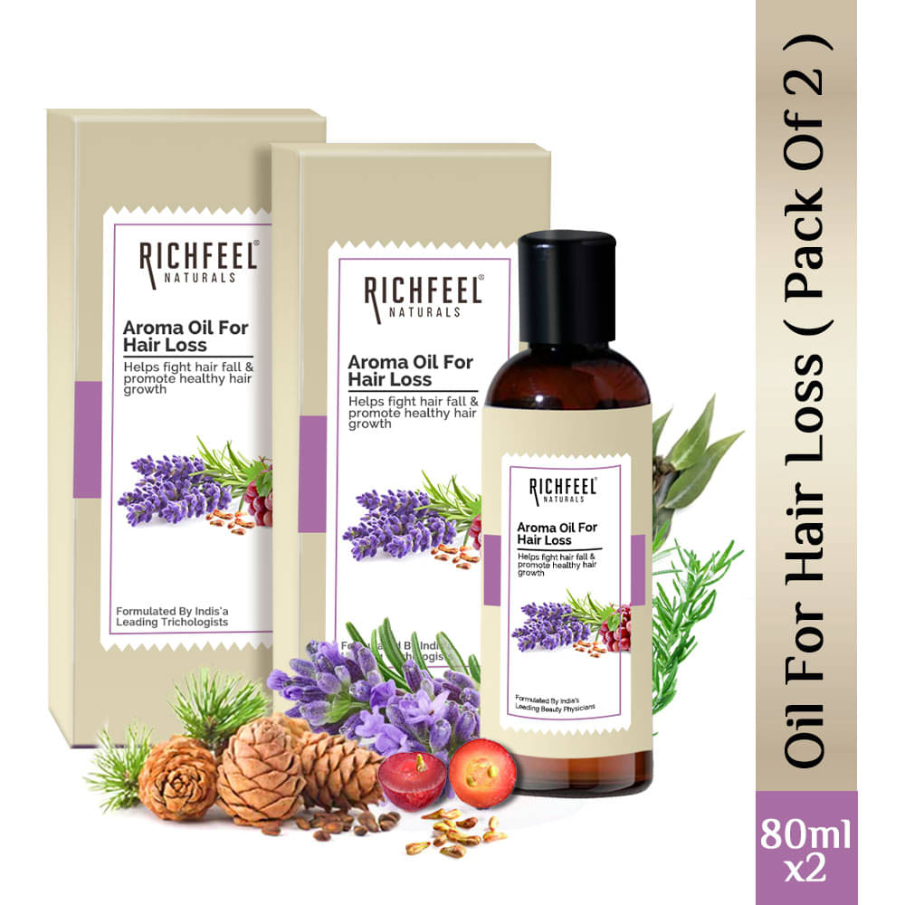     			Richfeel Oil For Hair Loss 100 Ml Pack of 2