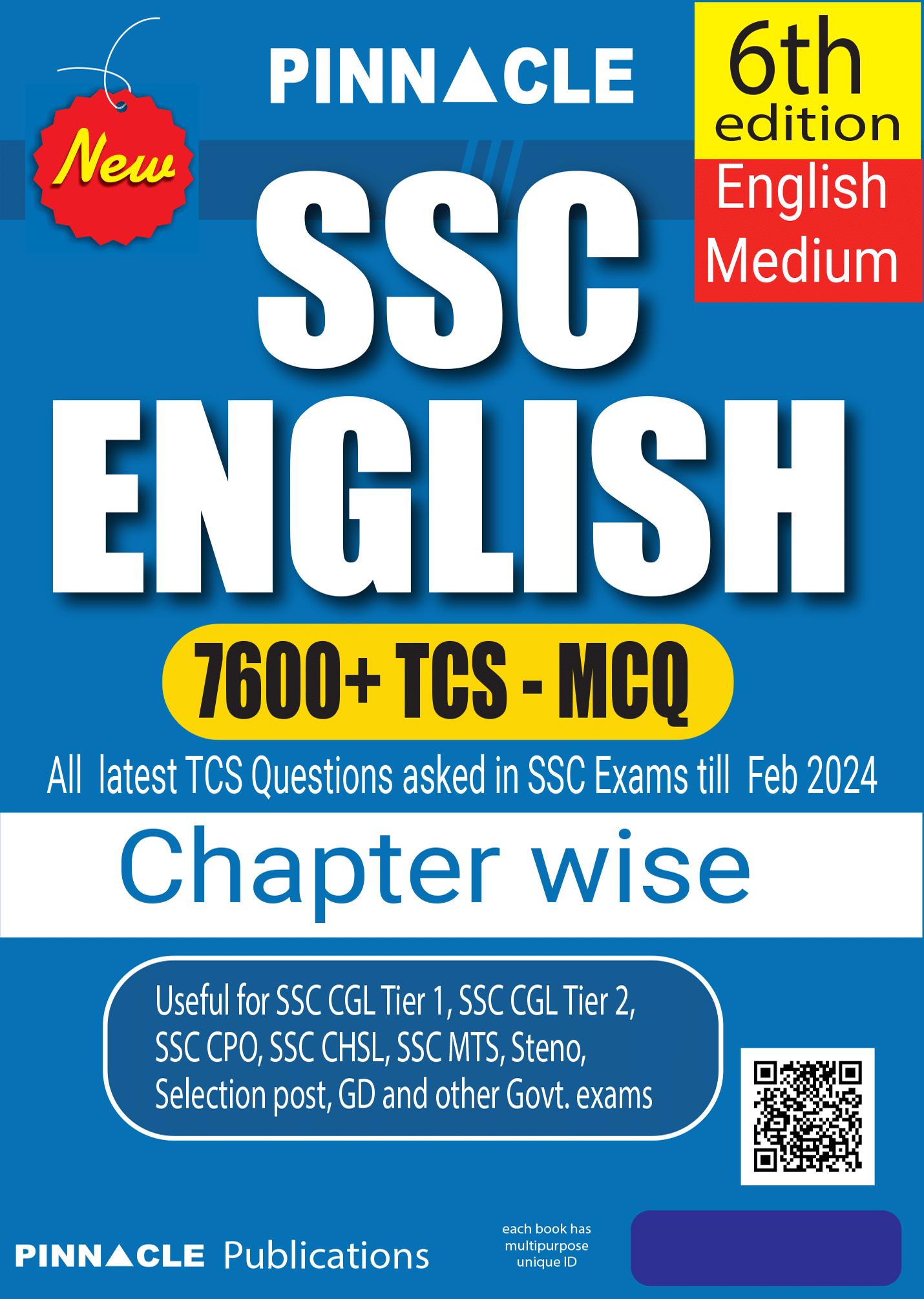 SSC English 7600 TCS MCQ Chapter Wise With Detailed Explanation 6th Edition English Medium SSC English 7600 TCS MCQ Chapter Wise With Detailed Explanation 6th Edition English Medium