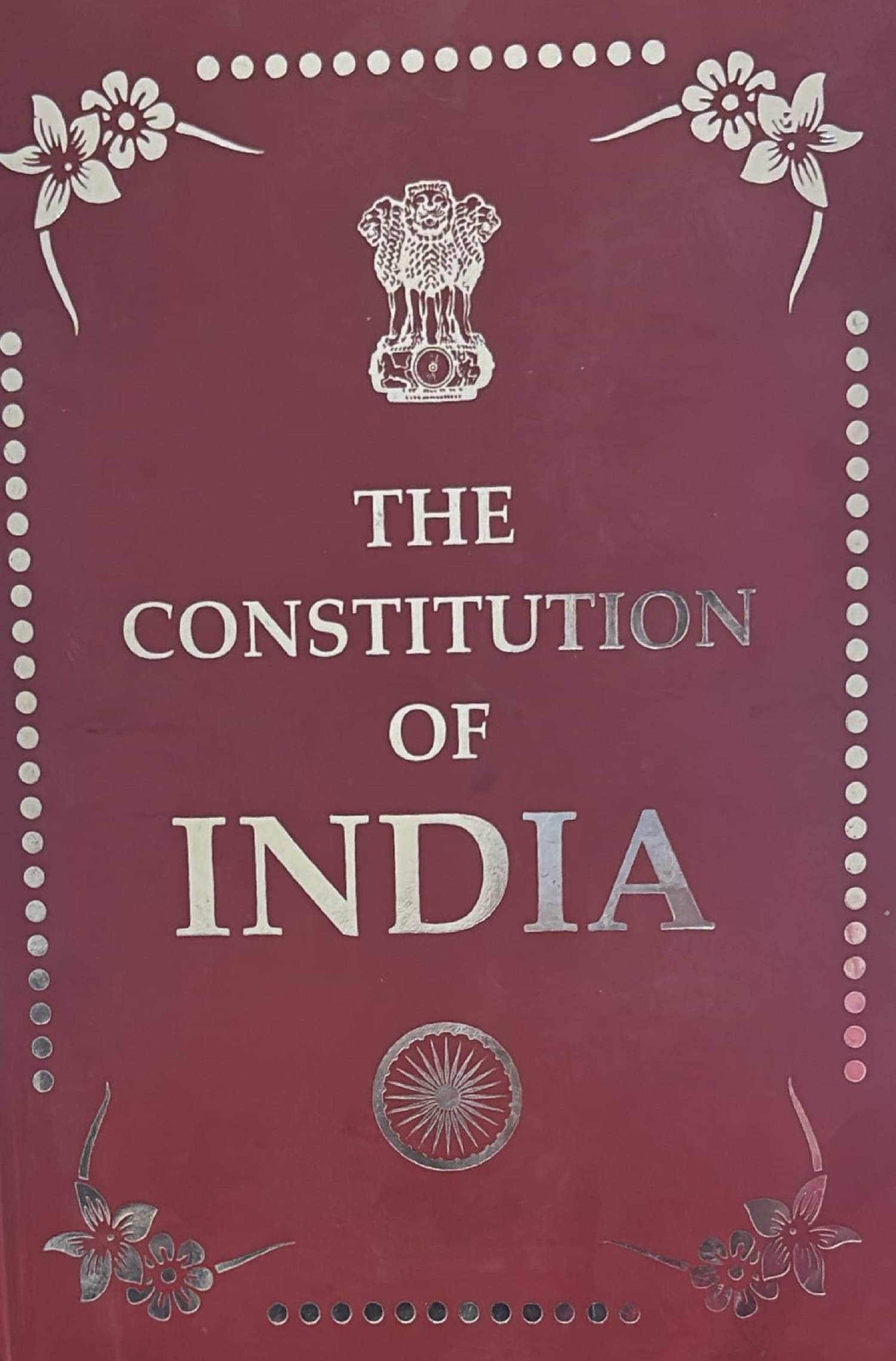     			The Constitution of India Red Cover