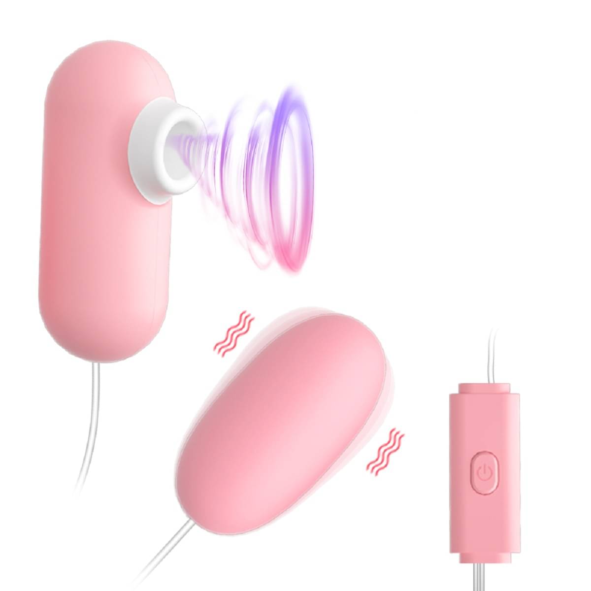     			Vibrations Usb Sucker Egg Portable Manual Massager