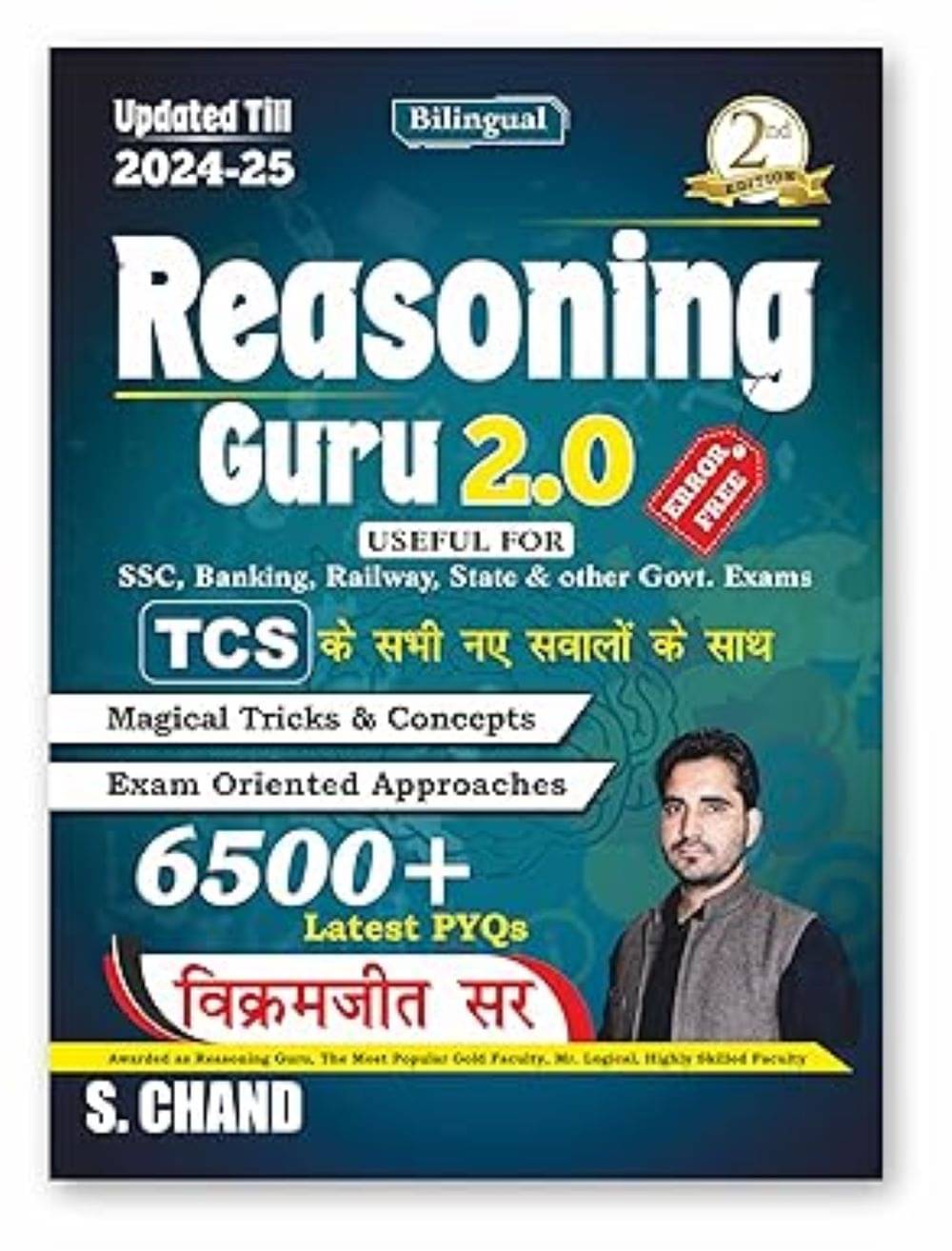 Vikramjeet Sir Reasoning Guru 2.0 (Verbal & Non-Verbal) Exams 2025 | 6500+ Latest PYQ | Magical Tricks & Concepts | Exam Oriented | Bilingual | Vikramjeet Sir Reasoning Guru 2.0 (Verbal & Non-Verbal) Exams 2025 | 6500+ Latest PYQ | Magical Tricks & Concepts | Exam Oriented | Bilingual |
