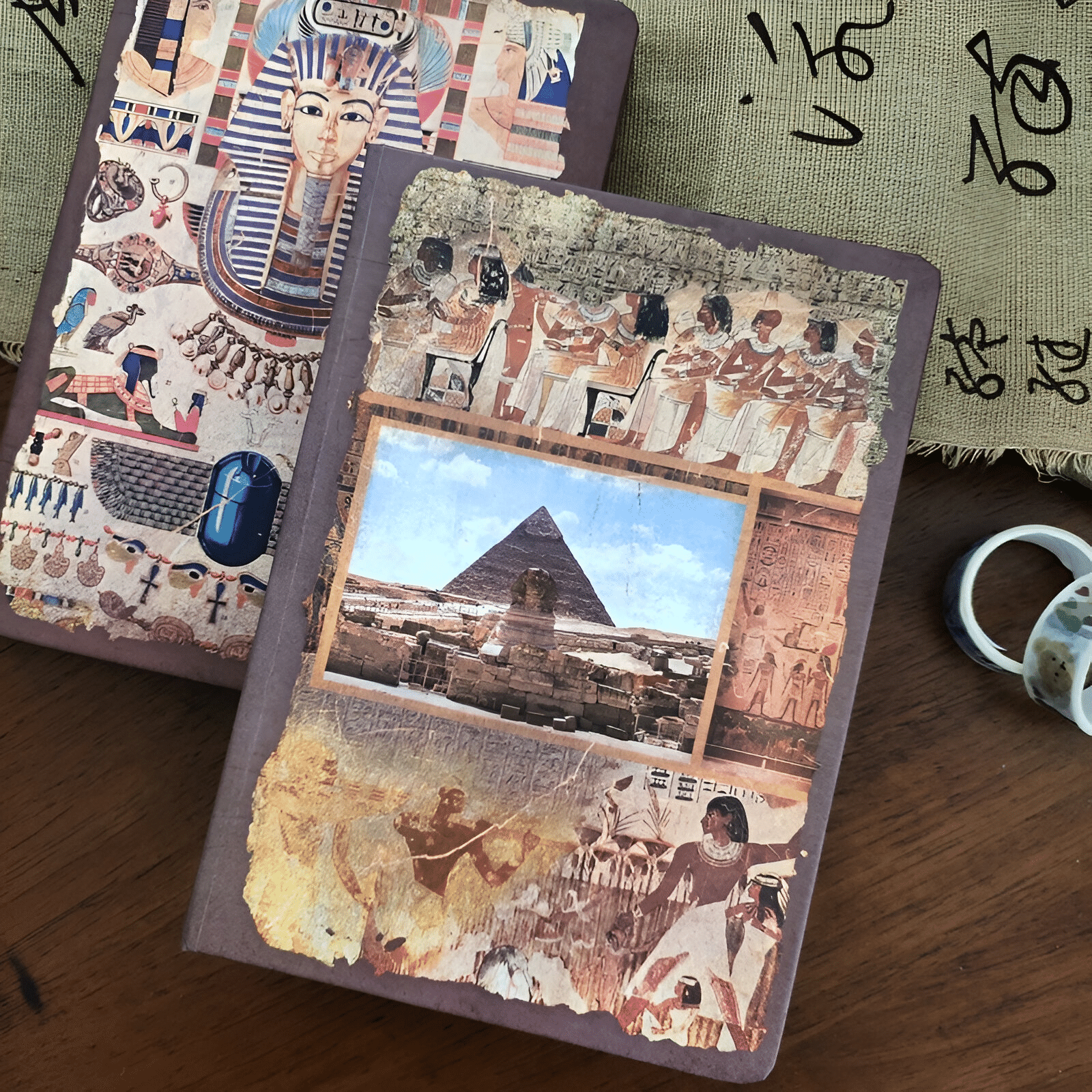     			Villy Diary for Journal Ancient Egypt Art A5 Diary Travel Diary & Notebook – A5 Size 220 Pages