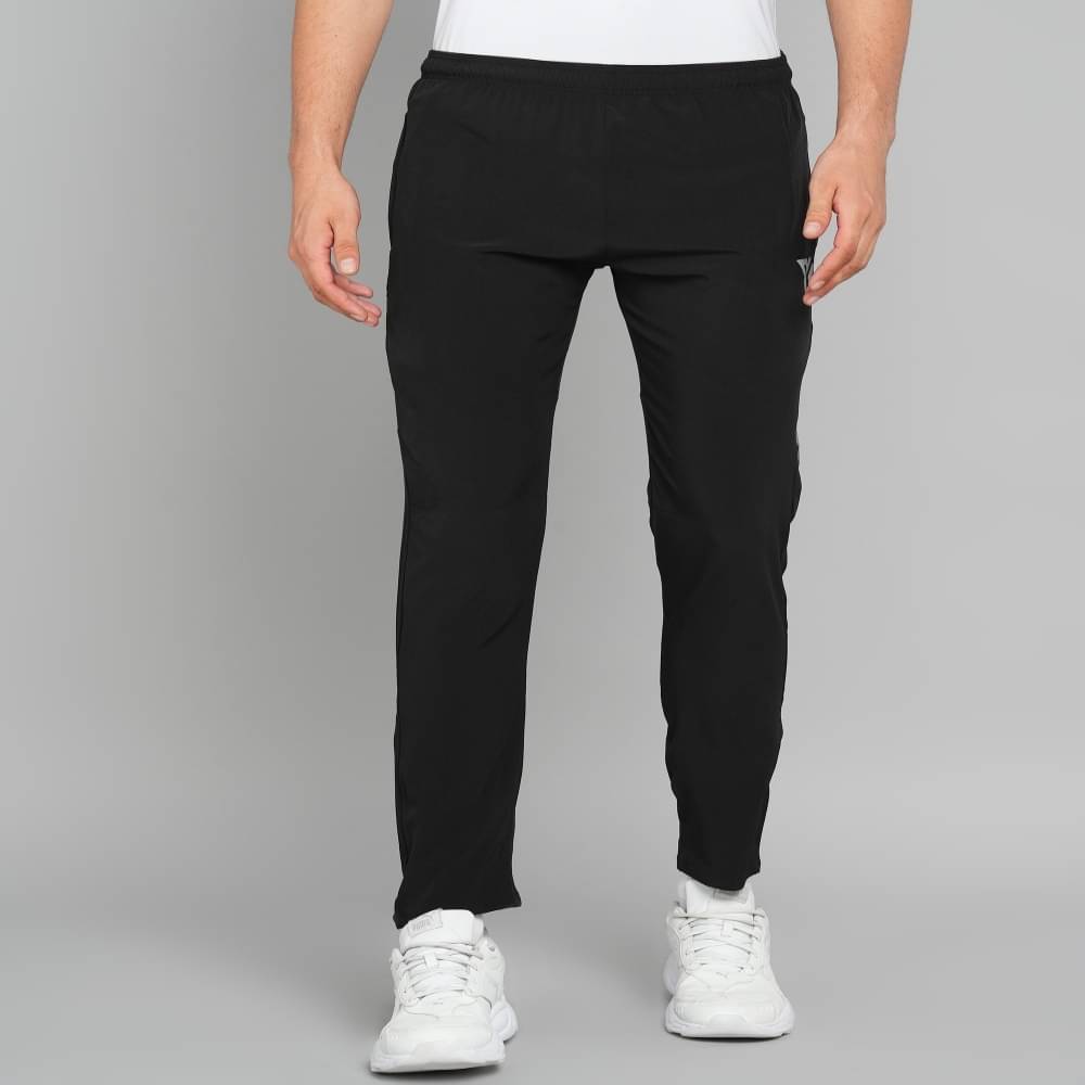 YUNEK Black Polyester Men's Trackpants ( Pack of 1 ) YUNEK Black Polyester Men's Trackpants ( Pack of 1 )