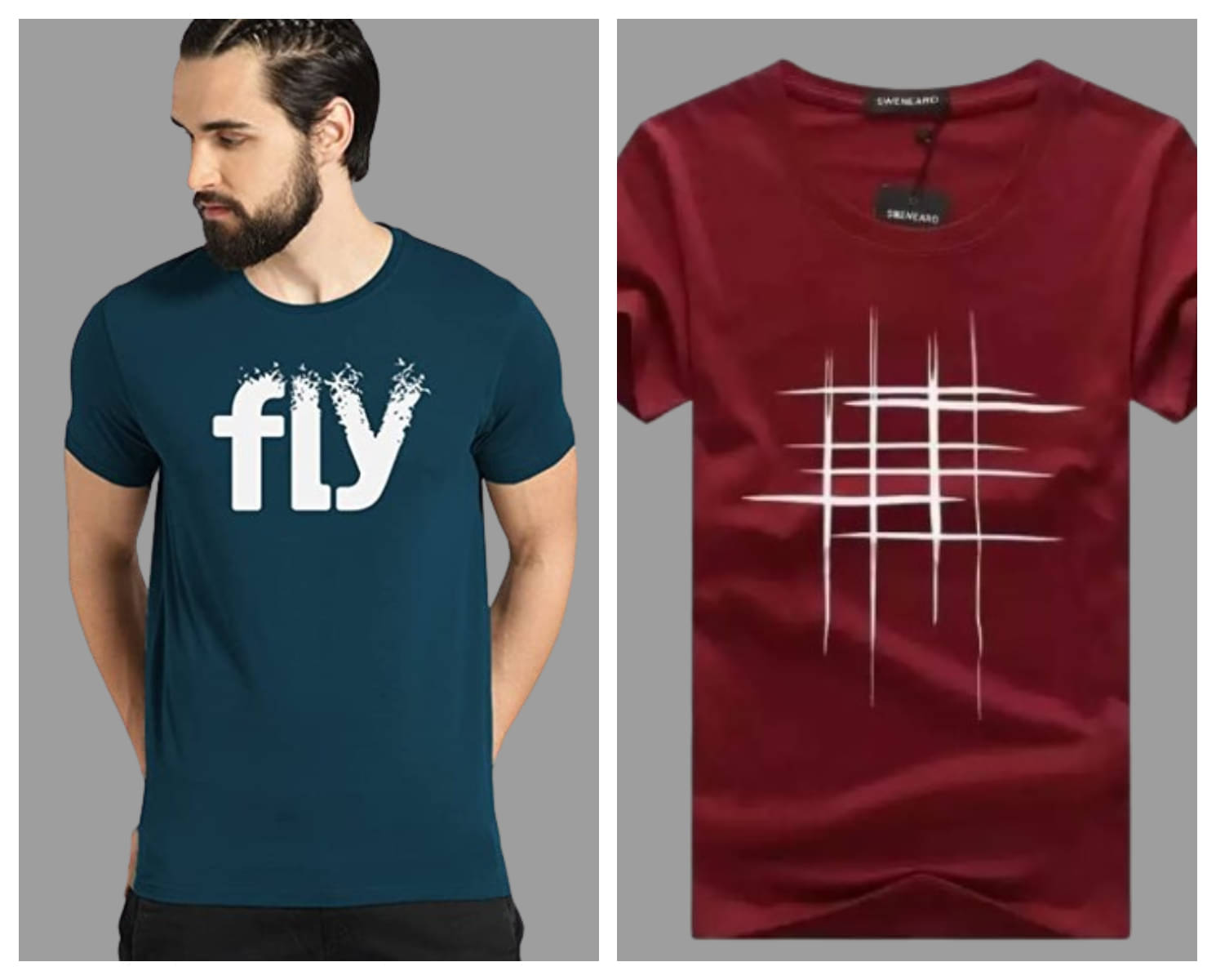 attitude start of fashion Pack of 2 Polyester Regular Fit Men's T-Shirt ( Maroon ) attitude start of fashion Pack of 2 Polyester Regular Fit Men's T-Shirt ( Maroon )