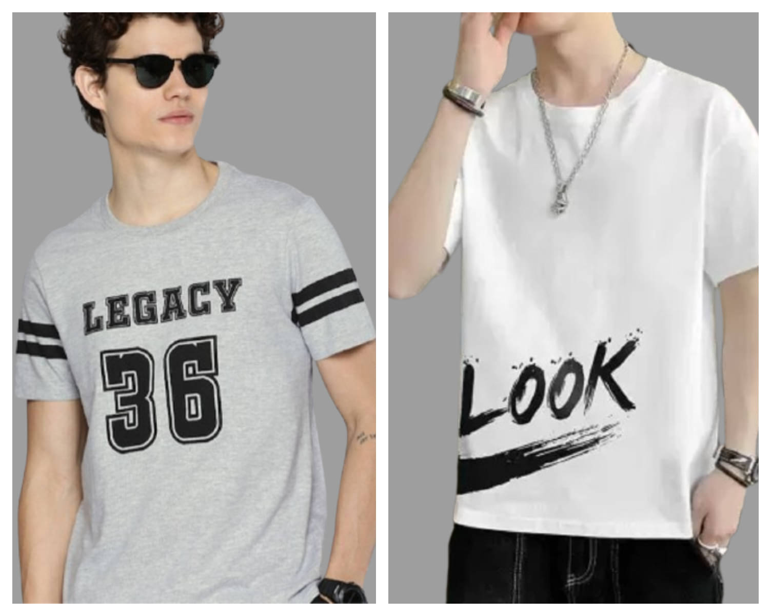 attitude start of fashion Polyester Regular Fit Printed Half Sleeves Men's Round T-Shirt - White ( Pack of 2 ) attitude start of fashion Polyester Regular Fit Printed Half Sleeves Men's Round T-Shirt - White ( Pack of 2 )