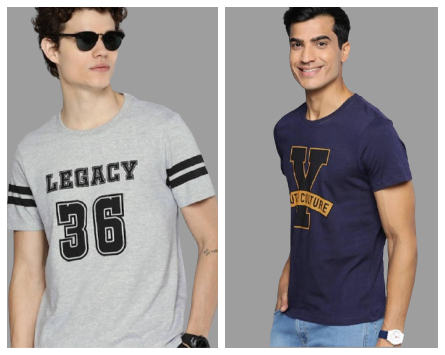     			attitude start of fashion Polyester Regular Fit Printed Half Sleeves Men's Round T-Shirt - Blue ( Pack of 2 )