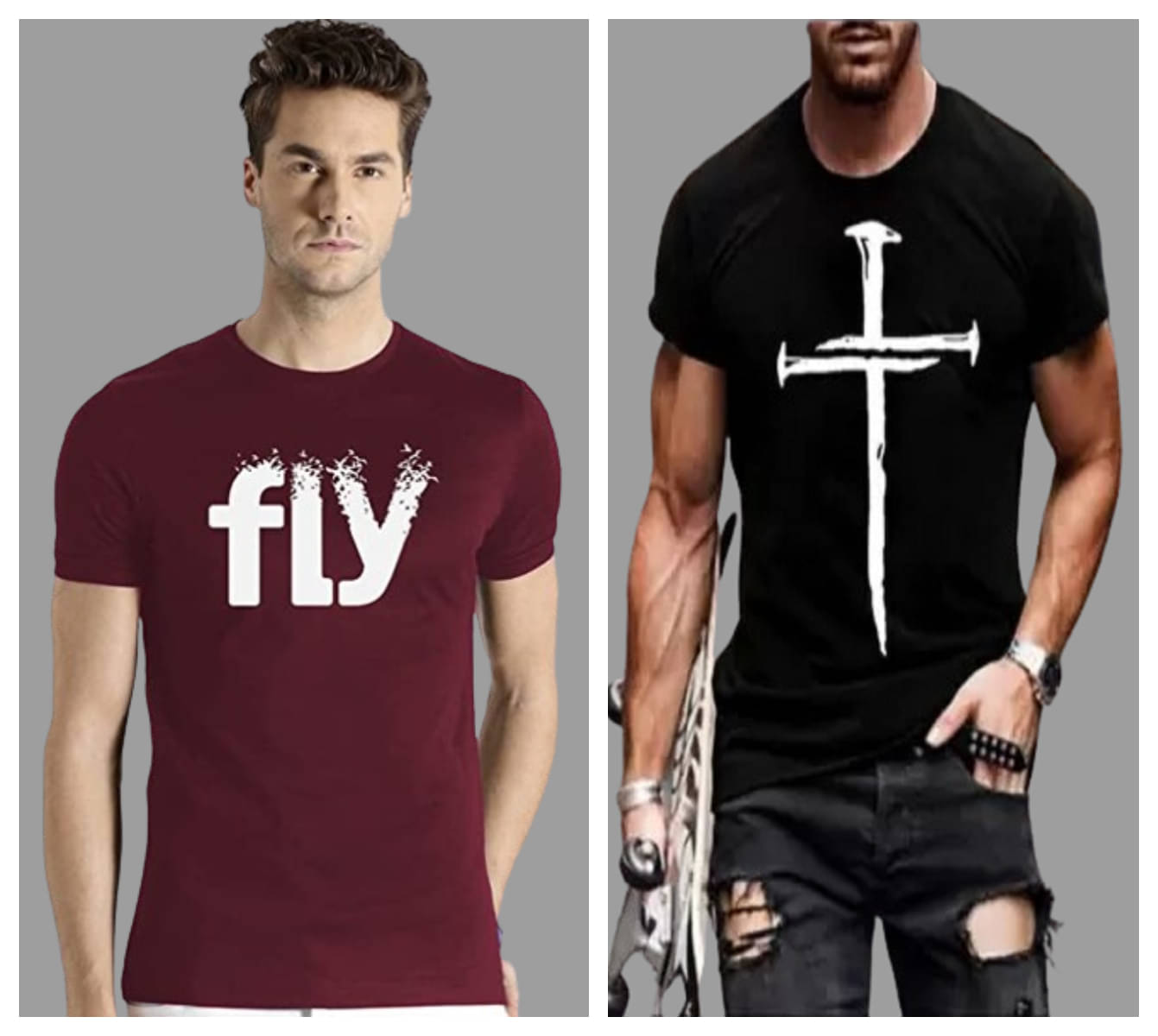 attitude start of fashion Polyester Regular Fit Printed Half Sleeves Men's Round T-Shirt - Black ( Pack of 2 ) attitude start of fashion Polyester Regular Fit Printed Half Sleeves Men's Round T-Shirt - Black ( Pack of 2 )