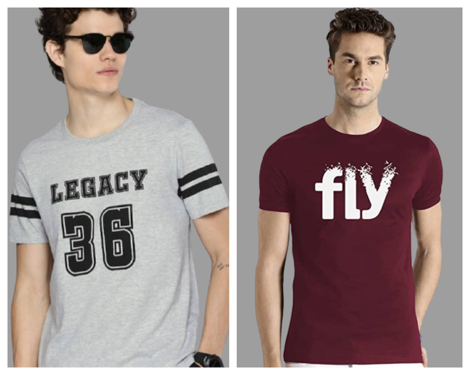 attitude start of fashion Polyester Regular Fit Printed Half Sleeves Men's Round T-Shirt - Maroon ( Pack of 2 )     			attitude start of fashion Polyester Regular Fit Printed Half Sleeves Men's Round T-Shirt - Maroon ( Pack of 2 )