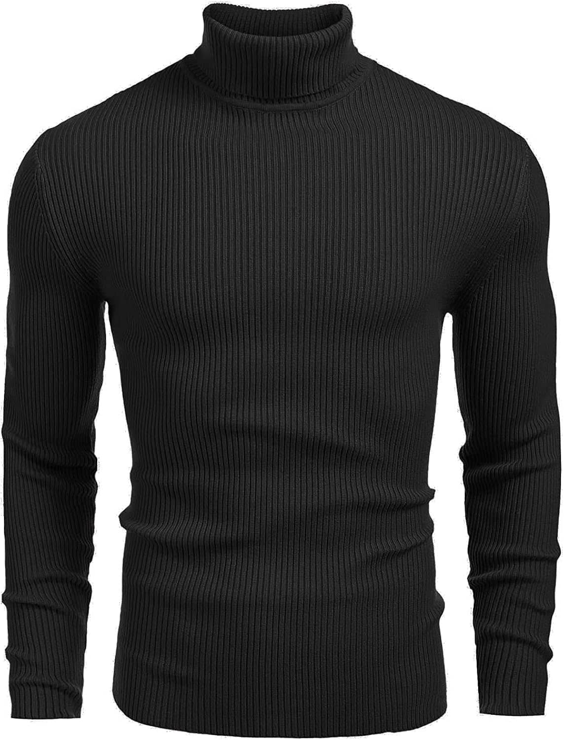 connan Cotton Blend High Neck Men's Sweatshirt - Black ( Pack of 1 )