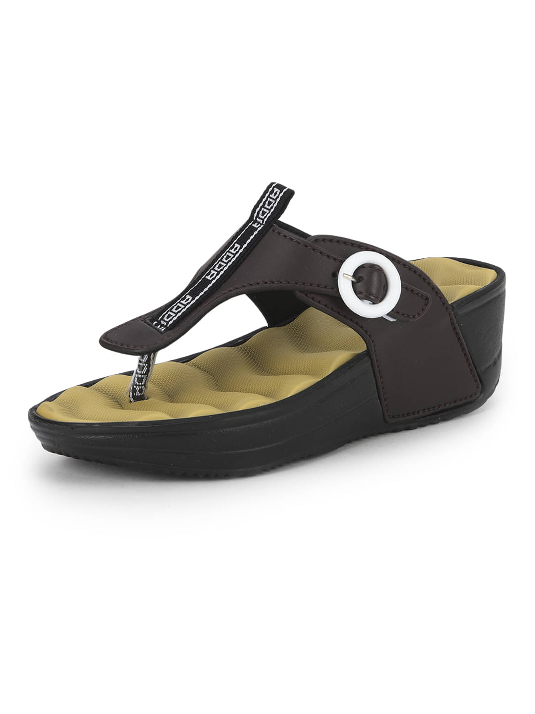     			Adda Beige Women's Slip On Heels