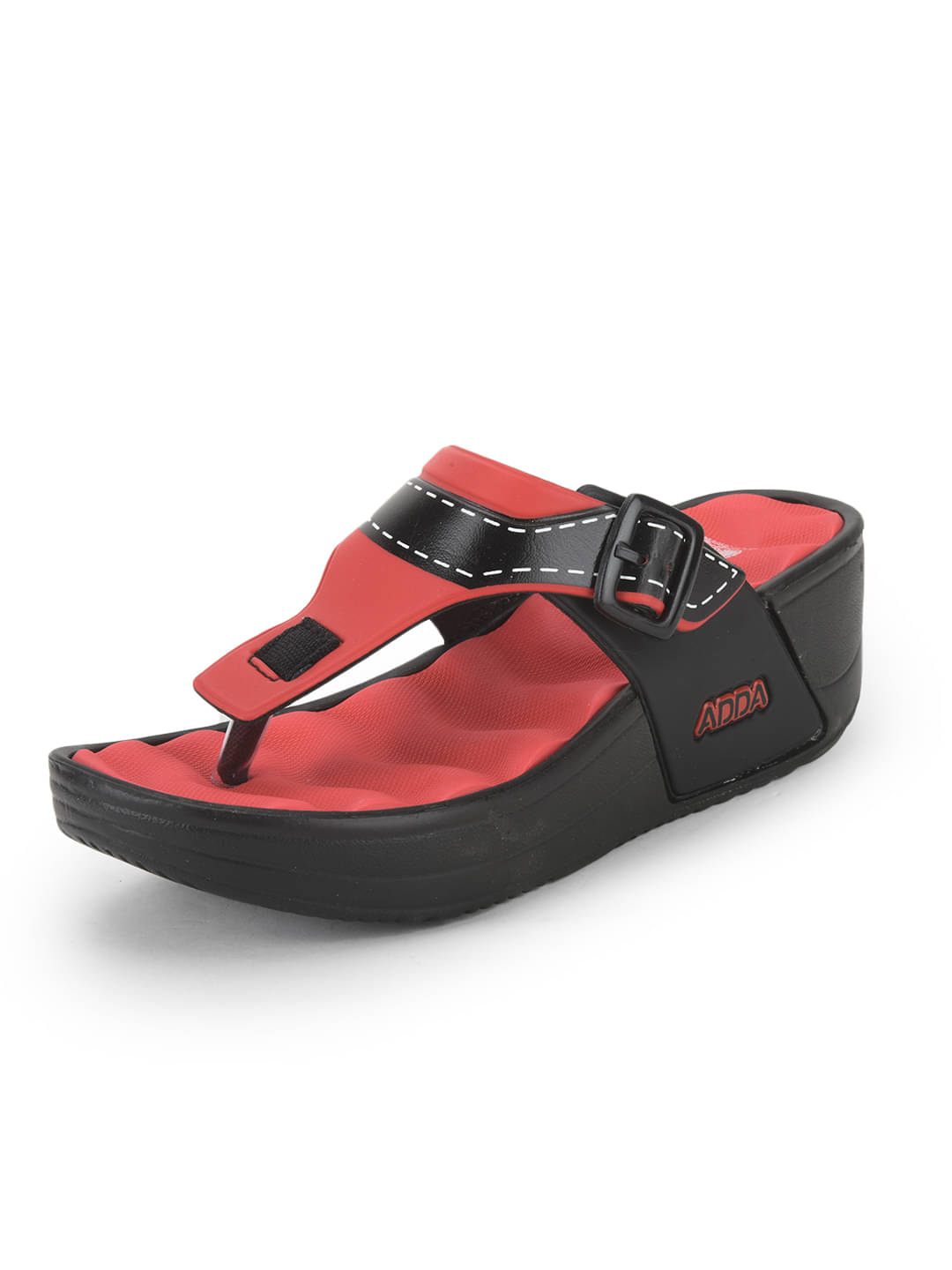 Adda Red Women's Slip On Heels Adda Red Women's Slip On Heels