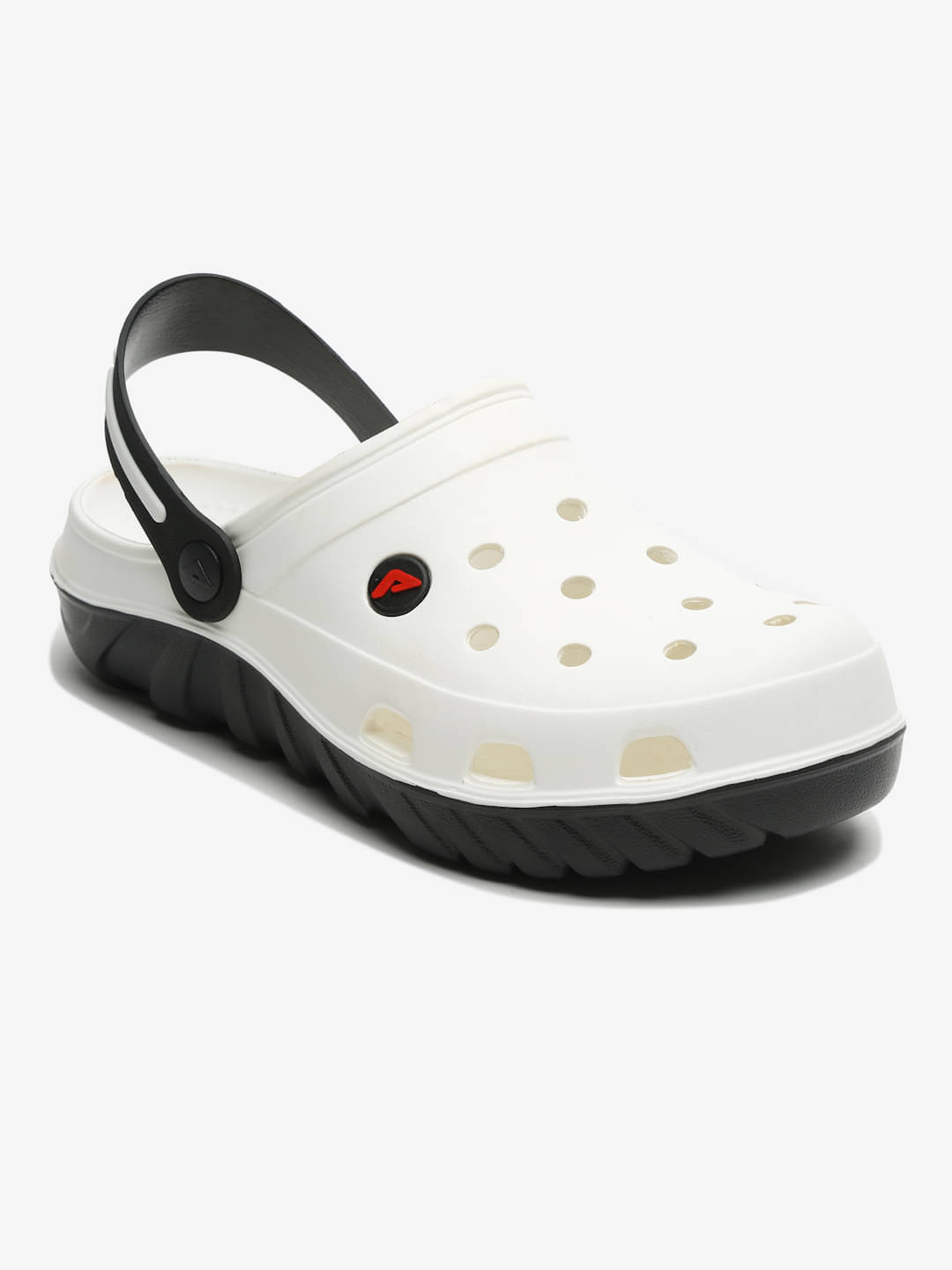     			Adda - White Men's Clogs