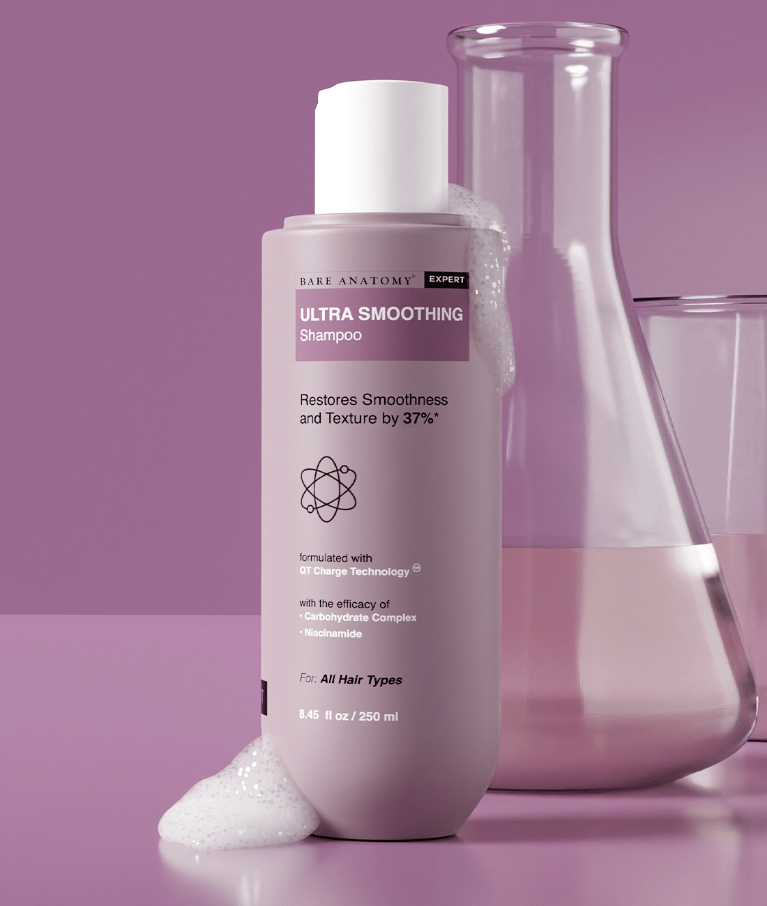Bare Anatomy Niacinamide Ultra Smoothing Shampoo Smoothens Dry & Frizzy Hair , 250ml (Pack of 1) Bare Anatomy Niacinamide Ultra Smoothing Shampoo Smoothens Dry & Frizzy Hair , 250ml (Pack of 1)