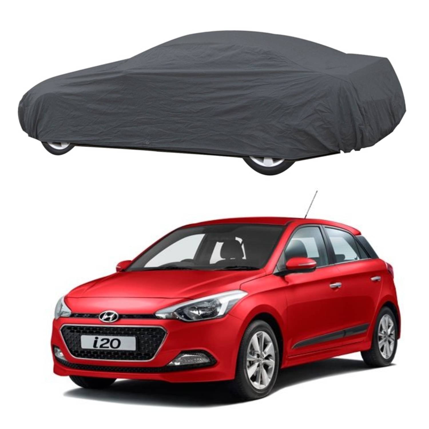     			CARNEST Car Body Cover for Hyundai i20 [2008-2010] Without Mirror Pocket ( Pack of 1 ) , Grey