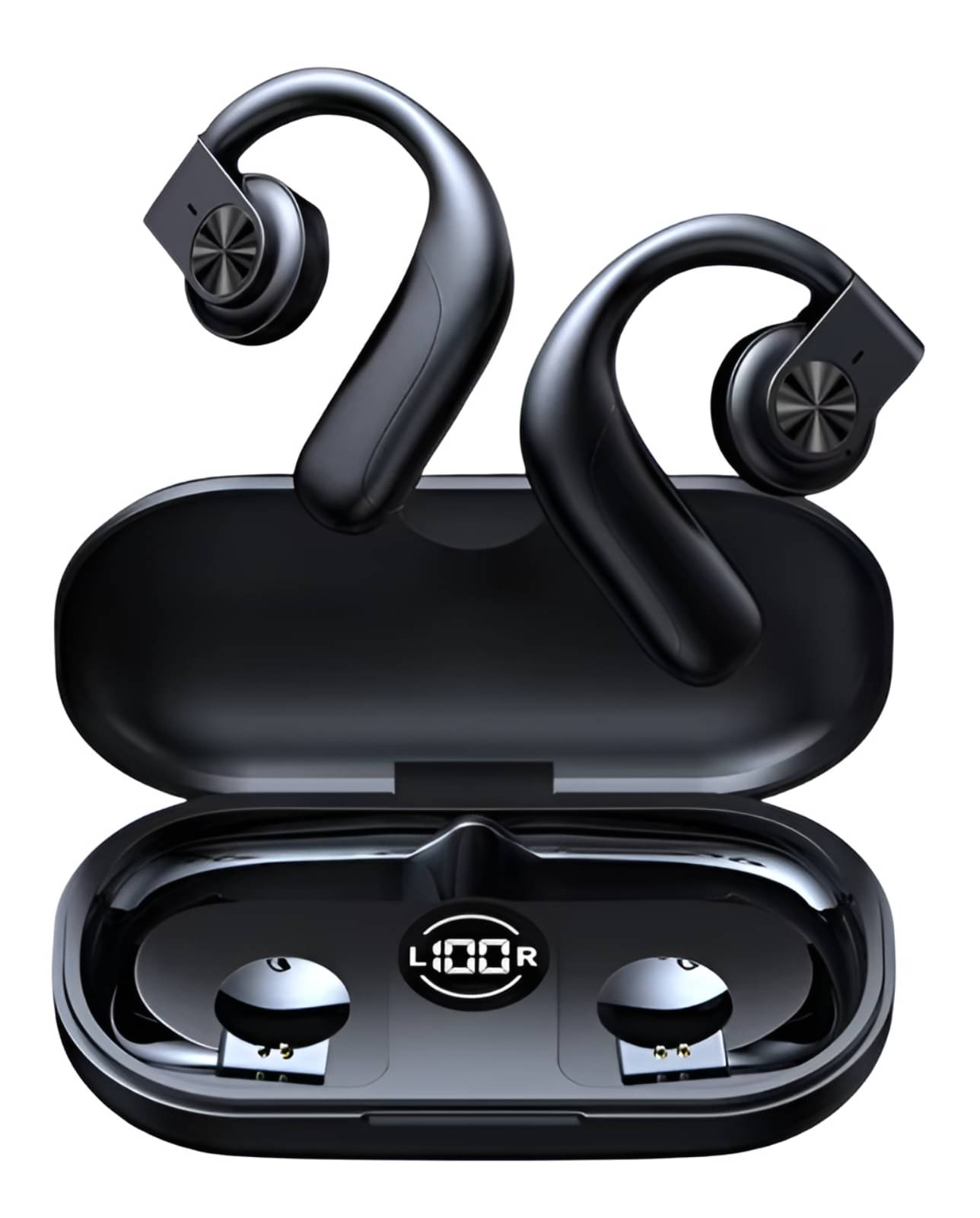    			COREGENIX GT03 Bluetooth True Wireless (TWS) On Ear 40 Hours Playback Low Latency,Powerfull bass IPX4(Splash & Sweat Proof) Black