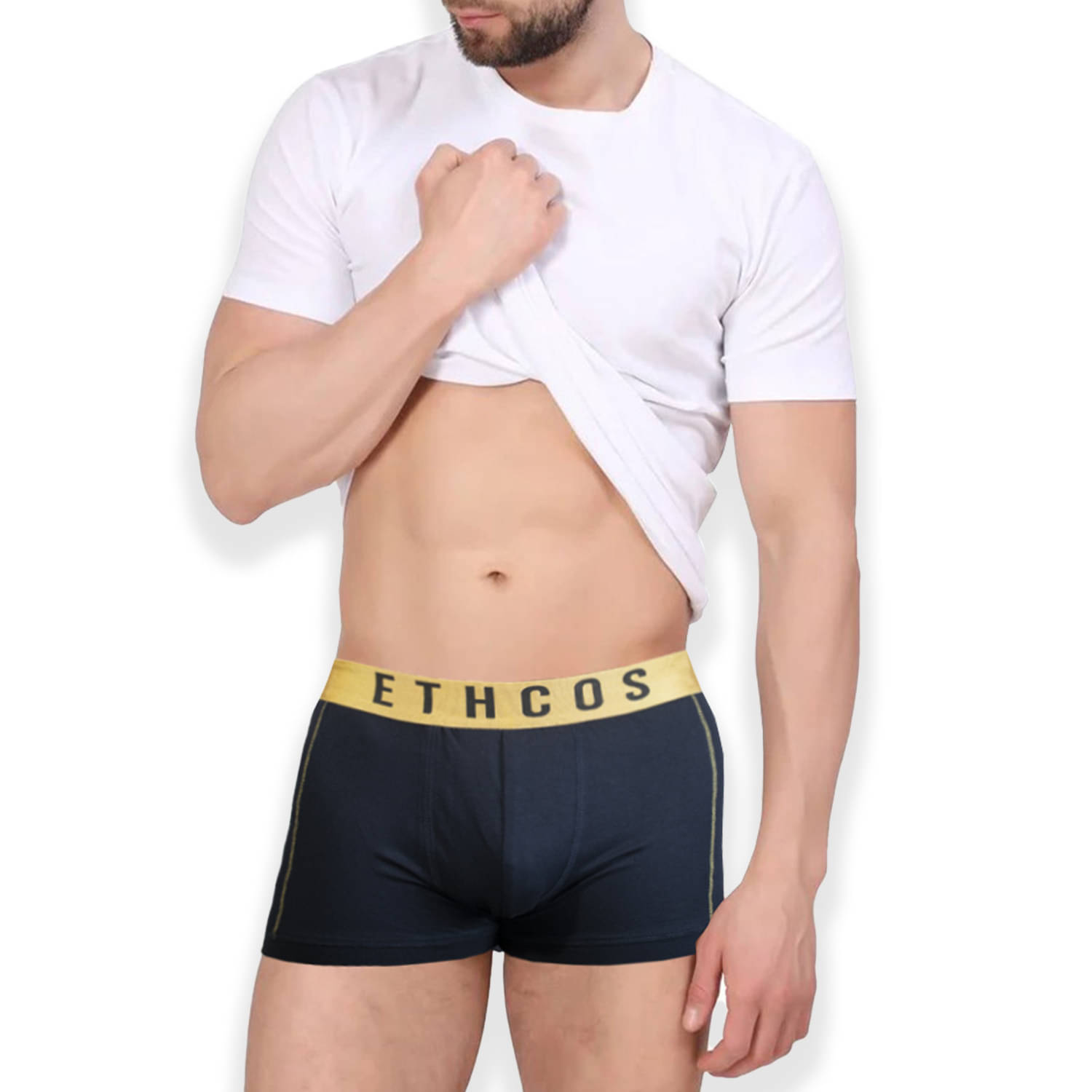 ETHCOS Pack of 1 Modal Trunks For Men's ( Navy Blue ) ETHCOS Pack of 1 Modal Trunks For Men's ( Navy Blue )