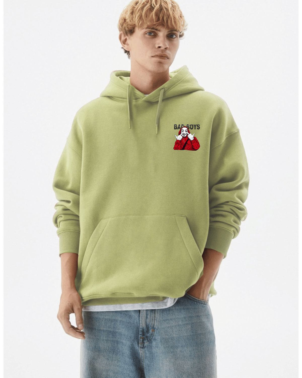 Forbro Fleece Hooded Men's Sweatshirt - Olive ( Pack of 1 )
