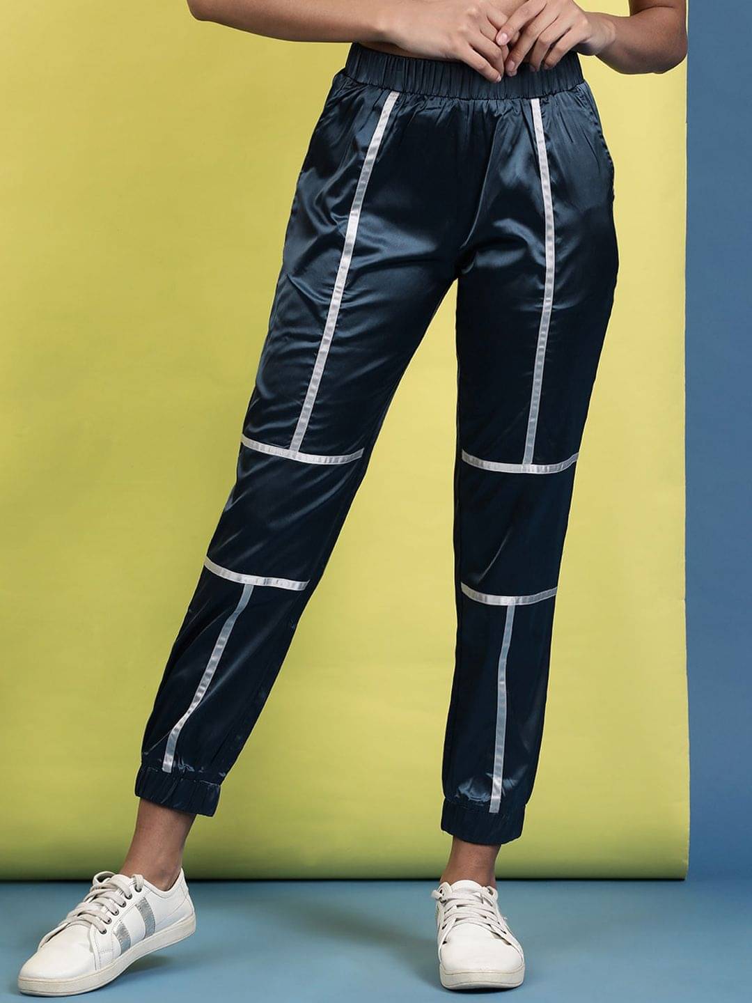     			Freehand Pack of 1 Polyester Regular Women's Joggers ( Blue )