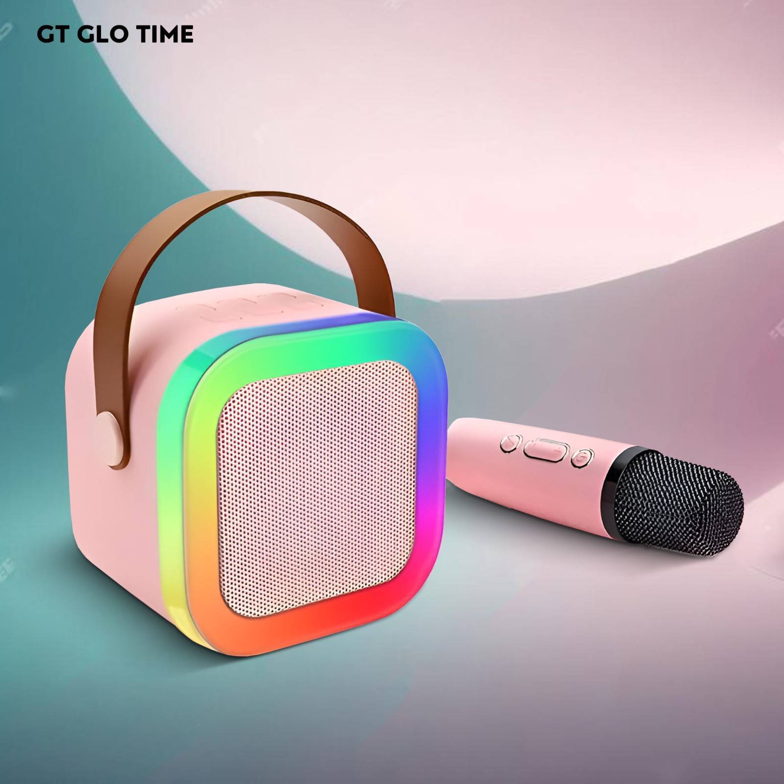     			GT GLOTIME Bluetooth Speaker 10 W Bluetooth Speaker Bluetooth V 5.1 with USB,LED lights Torch,3D Bass Playback Time 6 hrs White