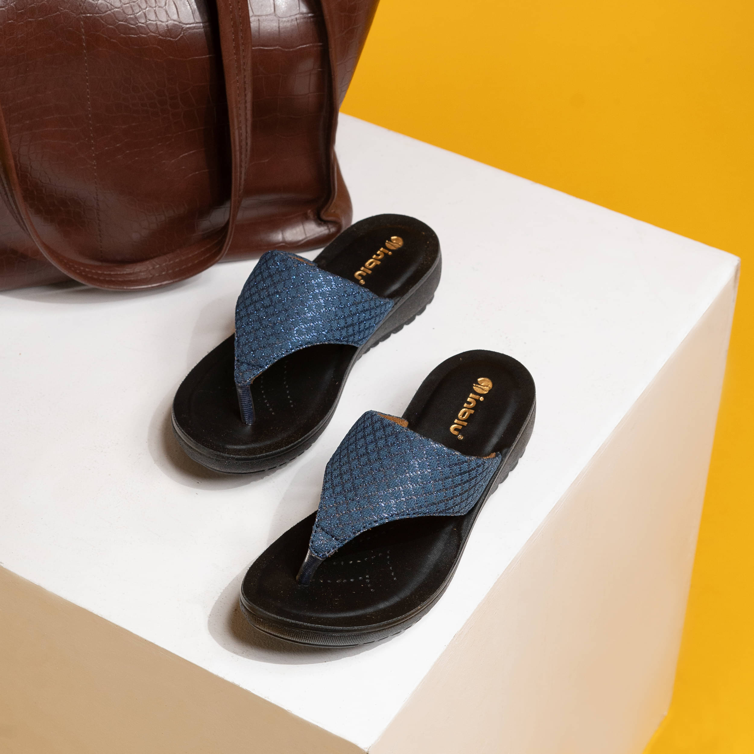     			Inblu Blue Women's Slipper
