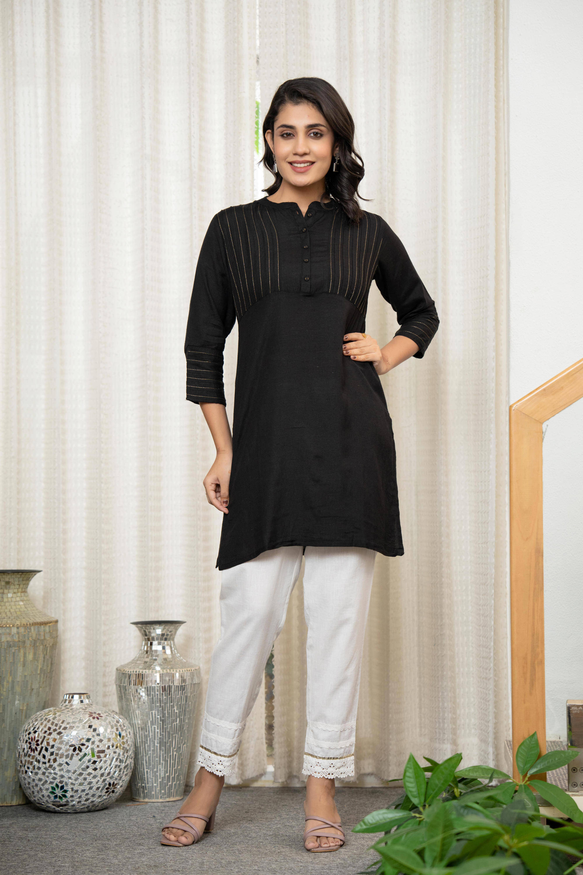 Rayon Short Kurti For Women (Pack of 1) Rayon Short Kurti For Women (Pack of 1)