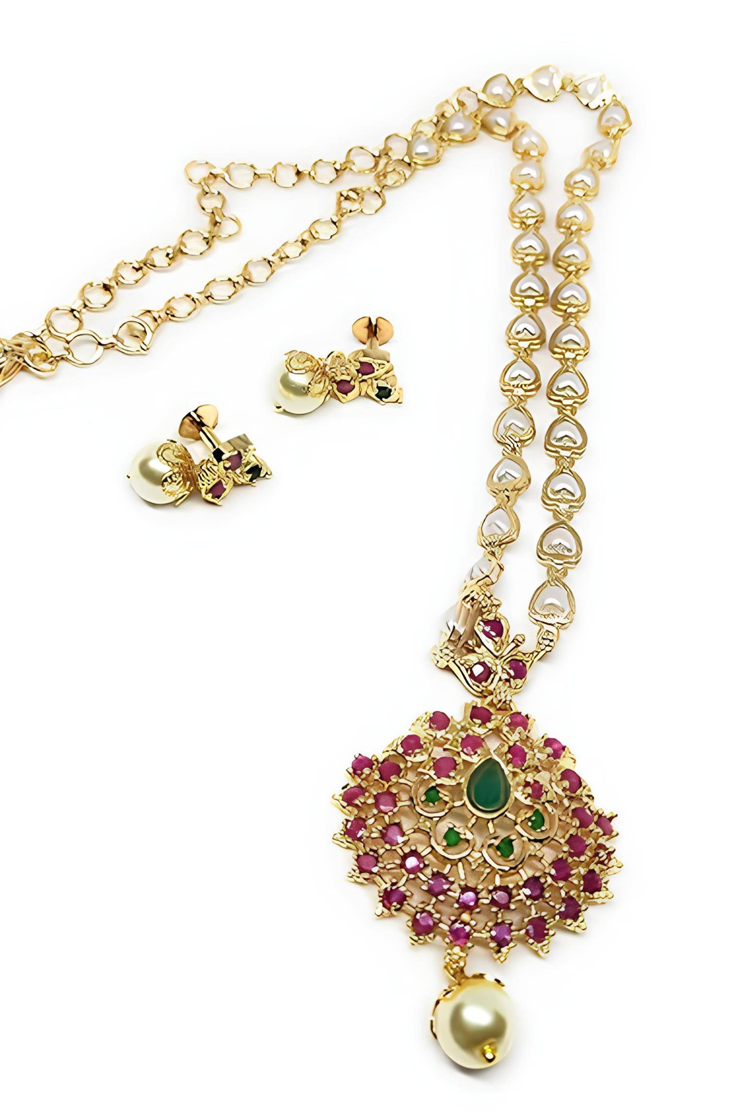     			LAFORWORD Multi Color Alloy Necklace Set ( Pack of 1 )