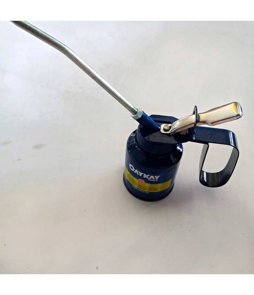     			OAYKAY TOOLS Oil Can Steel Pump with Fixed Sprout, Multipurpose use for Industrial, Garage and Home Applications (Capacity - 1/2 Pint) |Hand Tool
