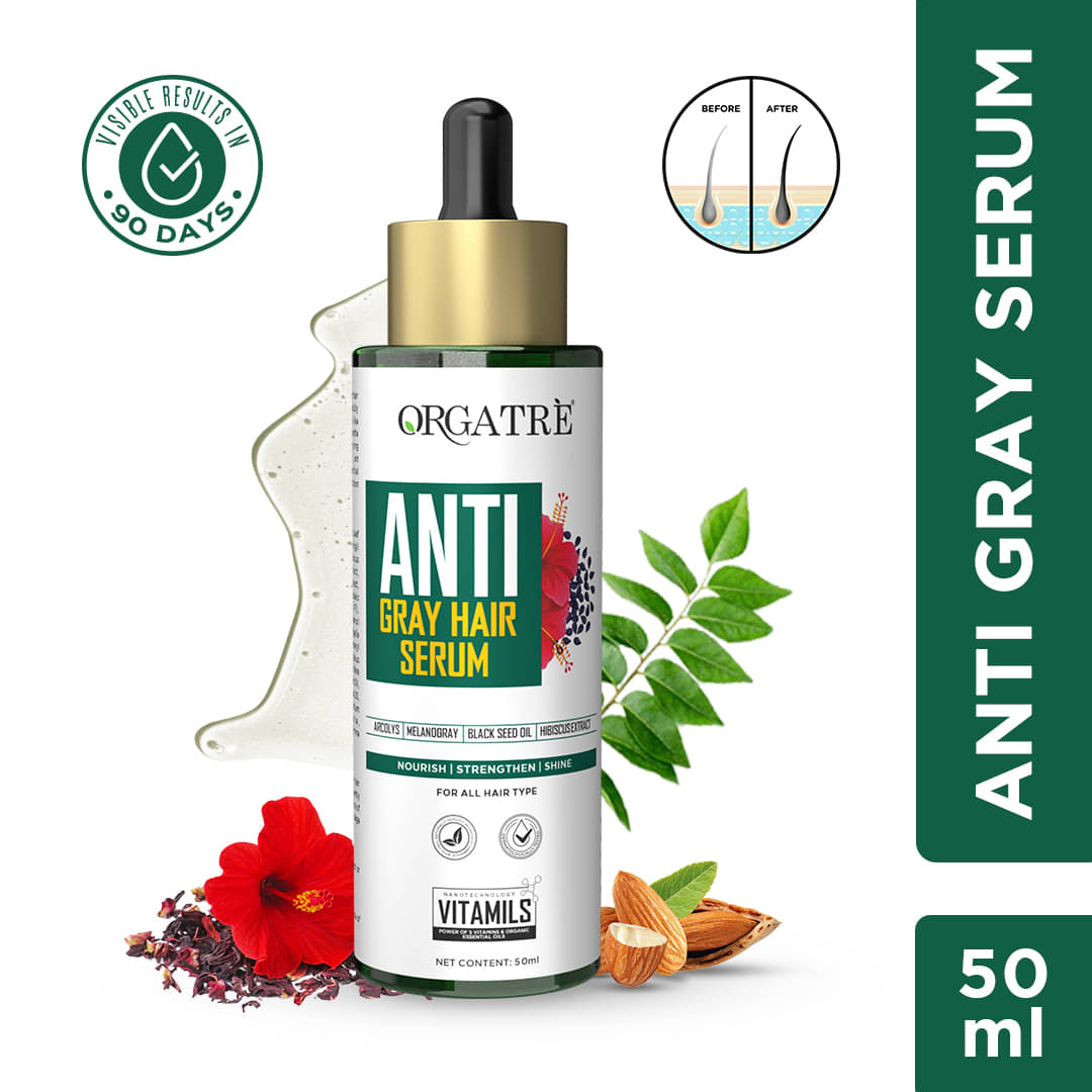 ORGATRE Anti-Gray Hair Serum Hair Serum 50 mL ORGATRE Anti-Gray Hair Serum Hair Serum 50 mL