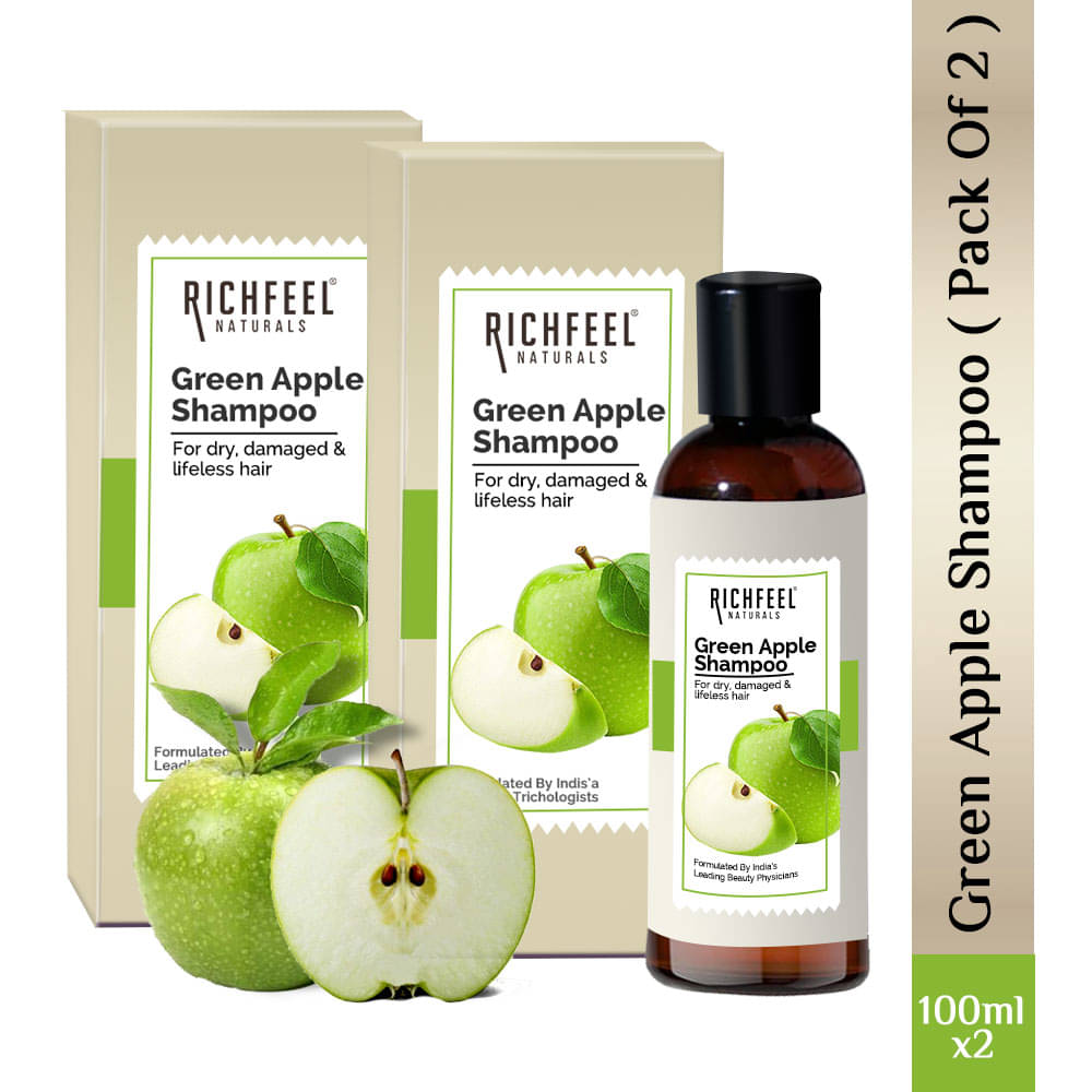     			Richfeel Green Apple Shampoo 100 Ml Pack of 2