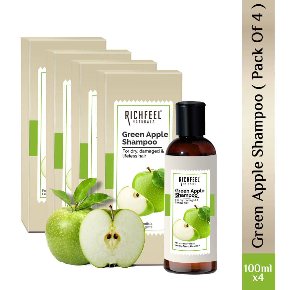     			Richfeel Green Apple Shampoo 100 Ml Pack of 4
