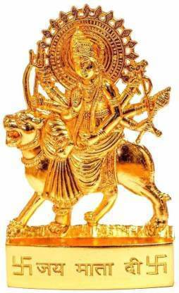 Shri Astha Vinayak Brass Goddess Durga Idol ( 2 cm ) Shri Astha Vinayak Brass Goddess Durga Idol ( 2 cm )
