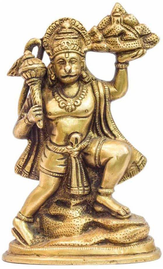     			Shri Astha Vinayak Brass Lord Hanuman Idol ( 17 cm )