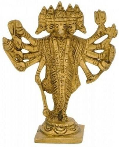 Shri Astha Vinayak Brass Punchmukhi hanuman Idol ( 5 cm ) Shri Astha Vinayak Brass Punchmukhi hanuman Idol ( 5 cm )
