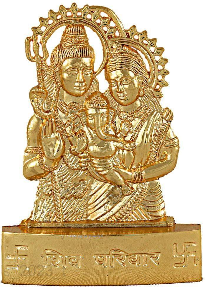     			Shri Astha Vinayak Brass Shiv Family Idol ( 8 cm )