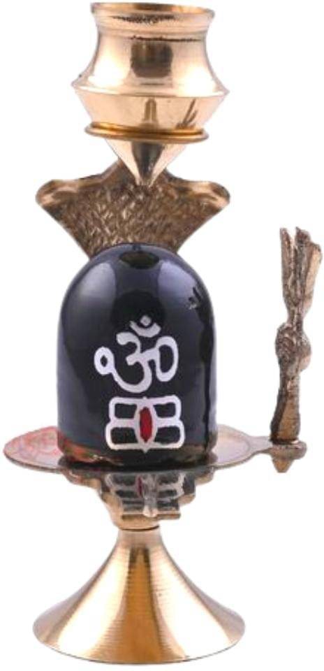     			Shri Astha Vinayak Brass Shivling Idol ( 2.5 cm )