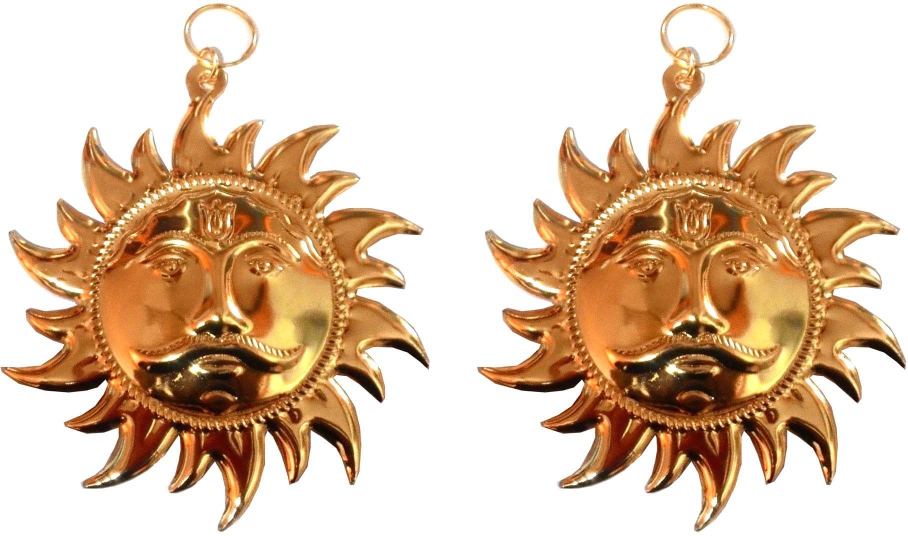     			Shri Astha Vinayak Brass Sun God Idol ( 1 cm )