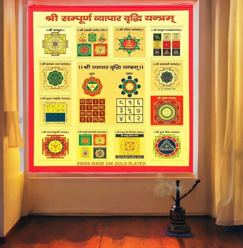     			Shri Astha Vinayak Brass Yantra