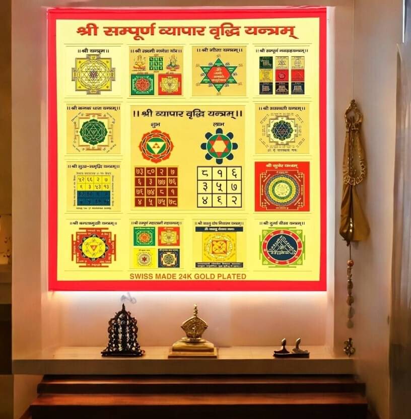     			Shri Astha Vinayak Brass Yantra