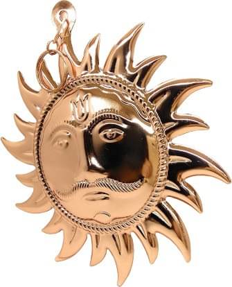     			Shri Astha Vinayak Copper Sun God Idol ( 2 cm )