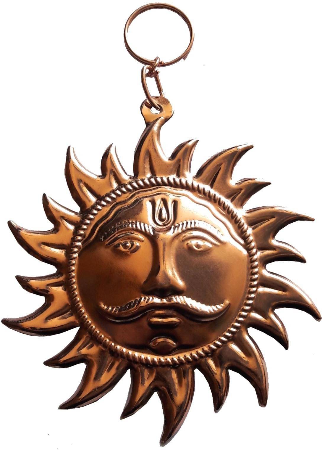     			Shri Astha Vinayak Copper Sun God Idol ( 1 cm )