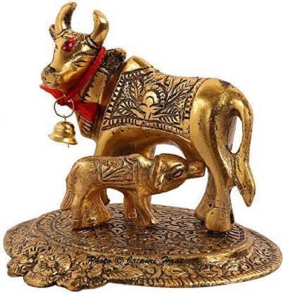 Shri Astha Vinayak Iron Kamdhenu Cow Idol ( 10 cm ) Shri Astha Vinayak Iron Kamdhenu Cow Idol ( 10 cm )