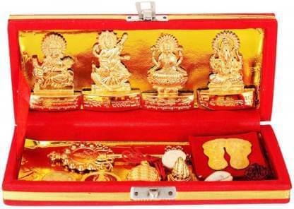     			Shri Astha Vinayak Iron Laxmi Kuber Idol ( 5 cm )