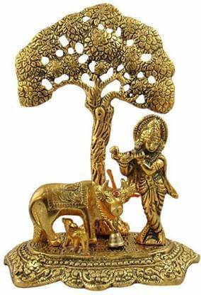 Shri Astha Vinayak Iron Lord Krishna Idol ( 8.5 cm ) Shri Astha Vinayak Iron Lord Krishna Idol ( 8.5 cm )