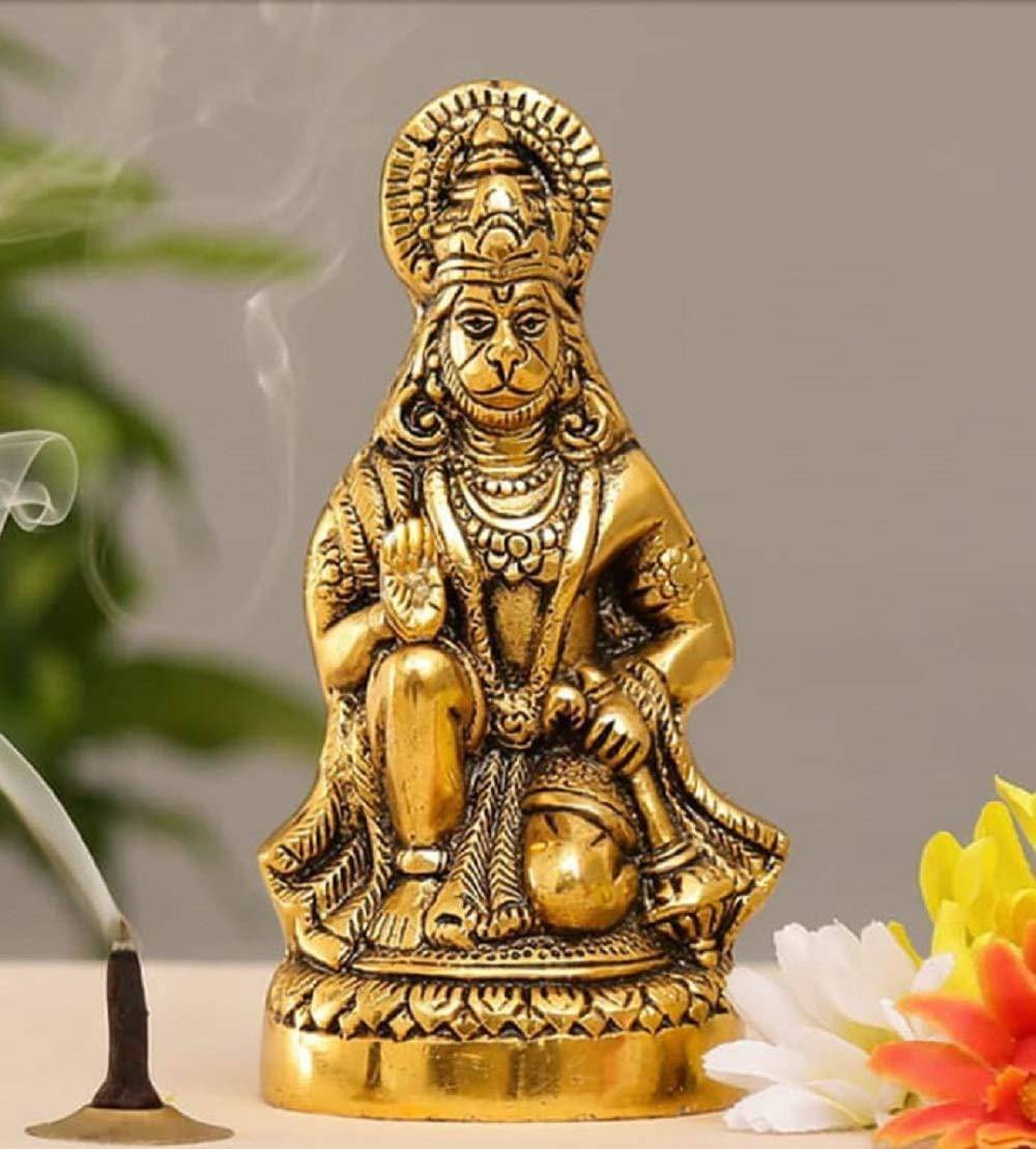 Shri Astha Vinayak Iron Lord Hanuman Idol ( 7.5 cm ) Shri Astha Vinayak Iron Lord Hanuman Idol ( 7.5 cm )