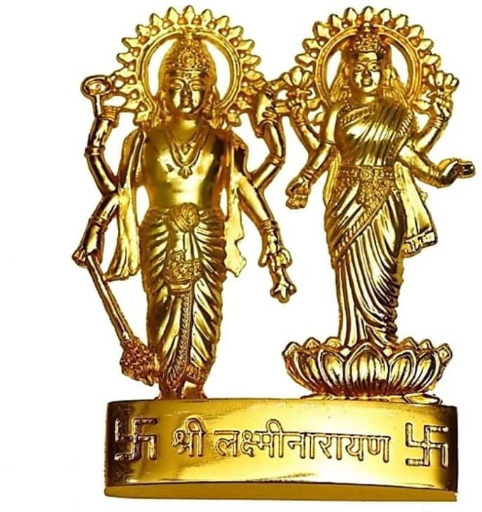 Shri Astha Vinayak Iron Vishnu Laxmi Idol ( 5 cm ) Shri Astha Vinayak Iron Vishnu Laxmi Idol ( 5 cm )